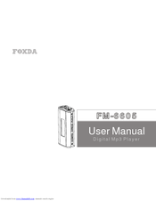 Foxda FM-6605 User Manual