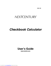 Franklin NextCentury CBC-100 User Manual