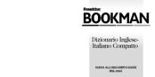 Franklin BOOKMAN BQL-2066 User Manual