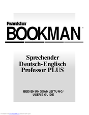 Franklin Bookman Professor PLUS User Manual