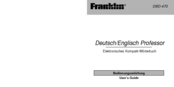 Franklin Deutsch/Englisch Professor DBD-470 User Manual