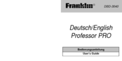 Franklin Professor PRO DBD-3040 User Manual