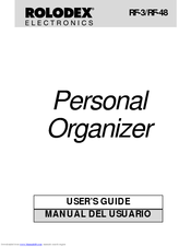 Rolodex Rolodex RF-48 User Manual