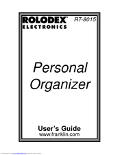 Rolodex Rolodex RT-8015 User Manual