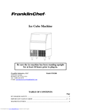 Franklin Chef FIM200 User Manual