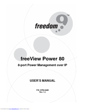 Freedom9 freeView Power 80 User Manual