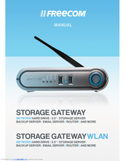 Freecom Storage Gateway NETWORK HARD DRIVE Manual