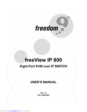 Freedom9 freeView IP 800 User Manual