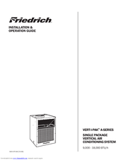 Friedrich A-SERIES Installation & Operation Manual