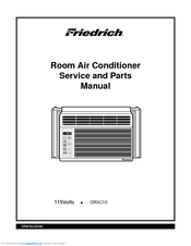 Friedrich CP05C10 Service And Parts Manual