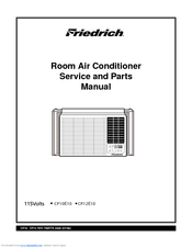 Friedrich CP10E10 Series Service And Parts Manual