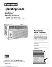 Friedrich QuietMaster KS10 Operating Manual
