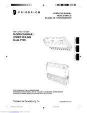 Friedrich P/N9359944072-01 Operating Manual