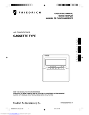 Friedrich P/N9368987060-01 Operating Manual