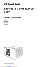 Friedrich CP14-18-24 CP14N10 Service And Parts Manual