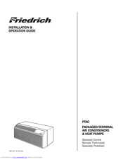 Friedrich HEAT PUMPS Installation And Operation Manual