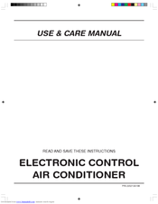 Frigidaire GAK085Q7V Use And Care Manual