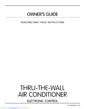 Frigidaire THRU-THE-WALL AIR CONDITIONER Owner's Manual
