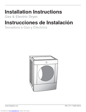 Frigidaire GLEQ2170 Installation Instructions Manual