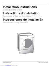 Frigidaire GLGQ2170K Installation Instructions Manual