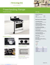 Frigidaire FGGF3041K User Manual