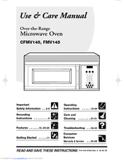 Frigidaire CFMV145 Use & Care Manual