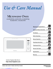 Frigidaire GLMB209DS - 2.0 cu. Ft. Microwave Oven Use & Care Manual