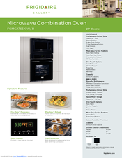 Frigidaire Gallery FGMC2765K Specifications