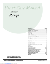 Frigidaire 318200413 Use & Care Manual