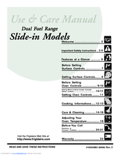 Frigidaire 318203863 Use & Care Manual