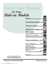 Frigidaire 318203873 Use & Care Manual