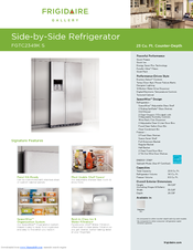 Frigidaire FGTC2349K S Specification Sheet