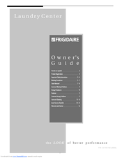 Frigidaire 131781700 Owner's Manual