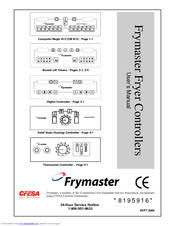 Frymaster 8195916 User Manual