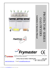 Frymaster Protector Series Installation & Operation Manual