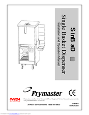 Frymaster SINBAD II Installation And Operation Manual