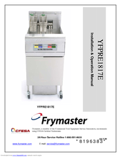 Frymaster YFPRE1817E Installation & Operation Manual