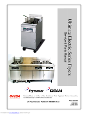 Frymaster EH1721 Series Service & Parts Manual