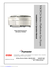 Frymaster YSCFC24 Series Installation & Operation Manual