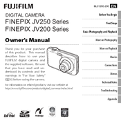 Emigreren ontrouw Schuldenaar Fujifilm FINEPIX JV250 Manuals | ManualsLib