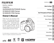 Fujifilm Finepix S2700hd Series Manuals Manualslib