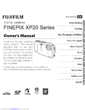 FujiFilm FINEPIX XP20 BLO1299-200 Owner's Manual