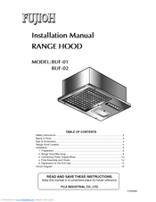 Fujioh BUF-01 Installation Manual