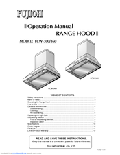 Fujioh ECW-360 Operation Manual