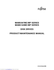 Fujitsu MAM3367MC - 36GB SCSI Hard Drive SCA2 Ultra160 80 PIN 15K RPM Product/Maintenance Manual