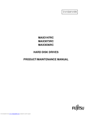 Fujitsu MAX3147RC SERIES Product/Maintenance Manual