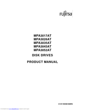 Fujitsu MPA3052AT Product Manual