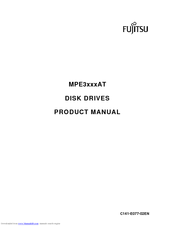 Fujitsu MPE3102AT Product Manual