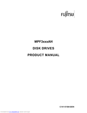 Fujitsu MPF3153AH Product Manual