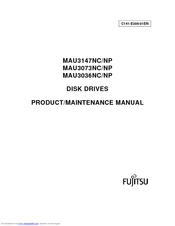Fujitsu MAU3147NC - Enterprise 147 GB Hard Drive Product/Maintenance Manual